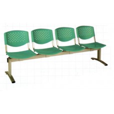 VC640 เก้าอี้แถว 4 ที่นั่งสีเขียวอ่อน