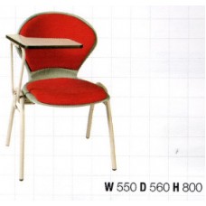 VC665 เก้าอี้เล็คเชอร์สีแดง