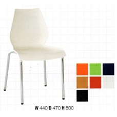 VC800 เก้าอี้ฟังคำบรรยายสีขาว