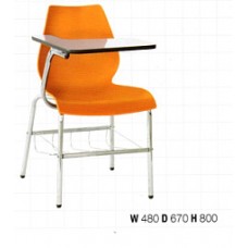 VC803 เก้าอี้เล็คเชอร์สีส้ม