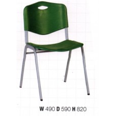 VC812 เก้าอี้ฟังคำบรรยายสีเขียวเข้ม