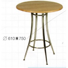 VC682 โต๊ะกลมลายไม้