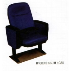VCS54 เก้าอี้โรงหนังสีน้ำเงิน