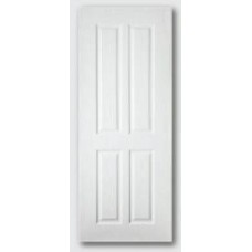 PNR-005 Polywood โพลีวูด ประตูUPVC บานลูกฟัก REVO ขนาด 90cm. สีเทา