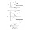 SINK505030-ASO อ่างล้างจานสแตนเลสมีรูกลางและรูระบาย AMERICAN STANDARD SPACIFICATIONS