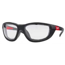 48-73-2040 แว่นตานิรภัย Clear high Performance Safety Glasses Clear w/ Gasket เลนส์ใส Milwaukee