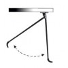 LEG09-BL ขาโต๊ะพับเหล็ก สีดำ ขาโต๊ะแบบพับได้ Folding Table Leg 