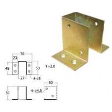 BT13-YE ตัวรับคานเตียงชุบรุ้ง อุปกรณ์เตียง Bed Fittings